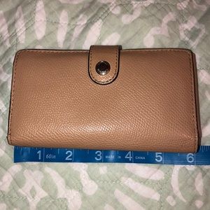 Light brown/ tan COACH wallet